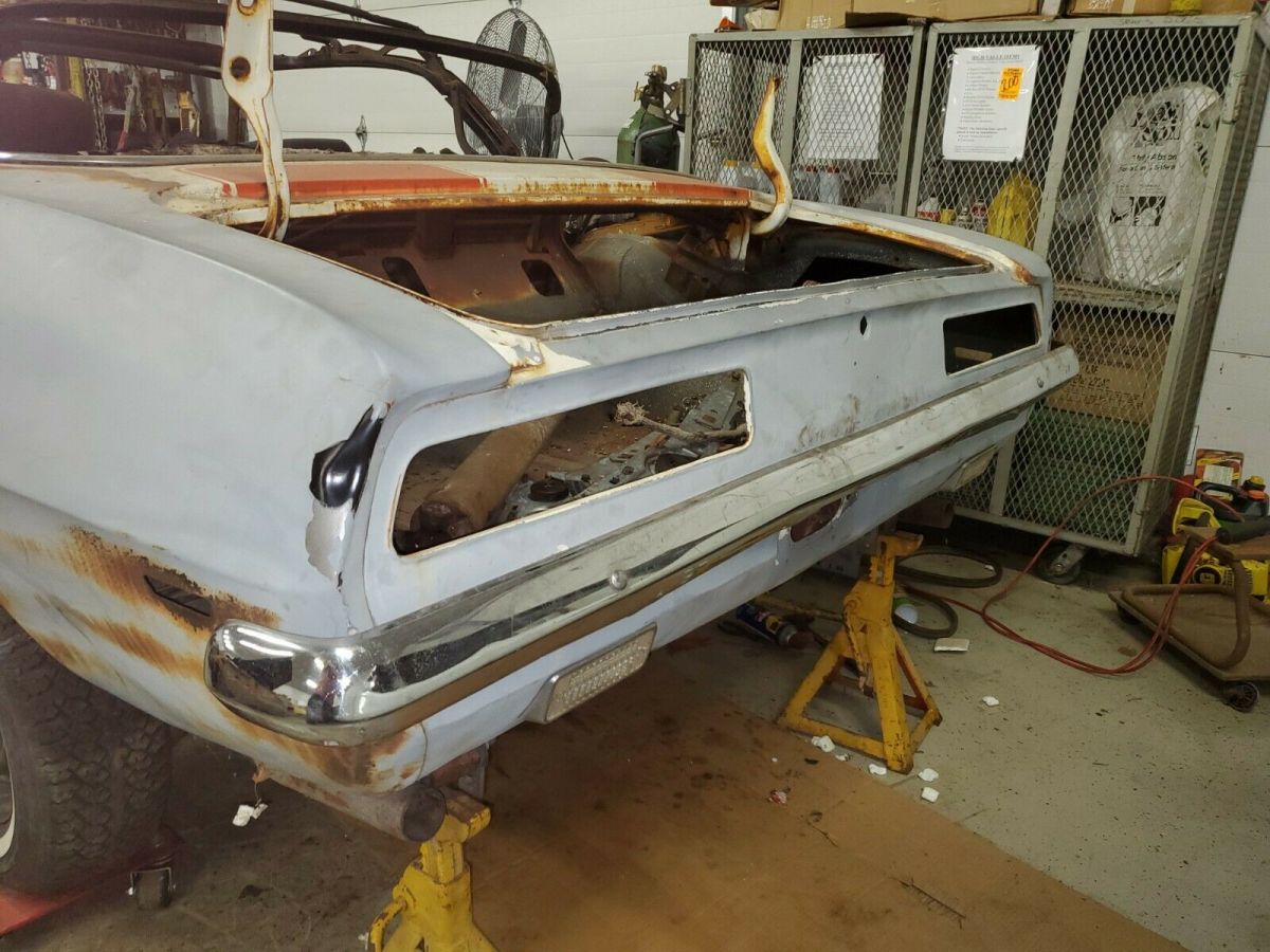 1969 White Chevrolet Camaro Convertible