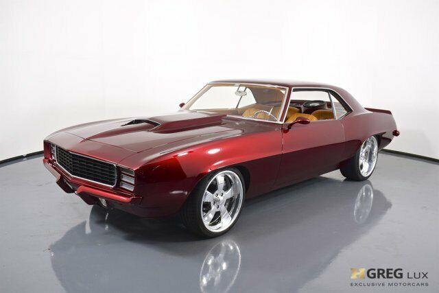 1969 Red Chevrolet Camaro --