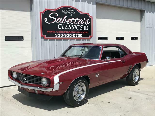 1969 Red Chevrolet Camaro 2 door