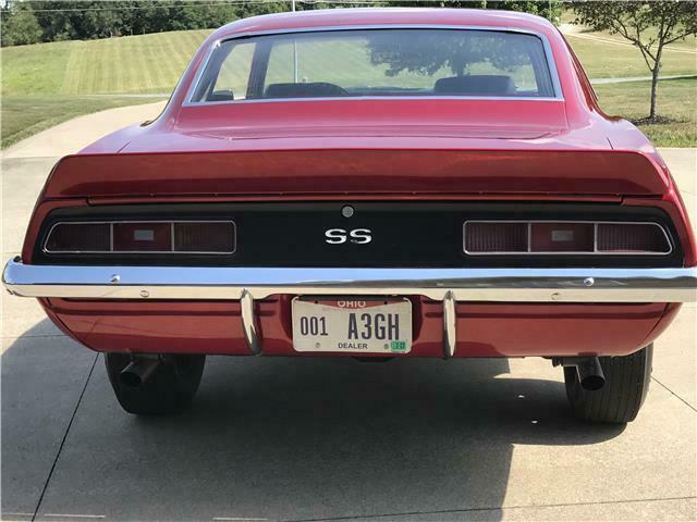 1969 Red Chevrolet Camaro 2 door