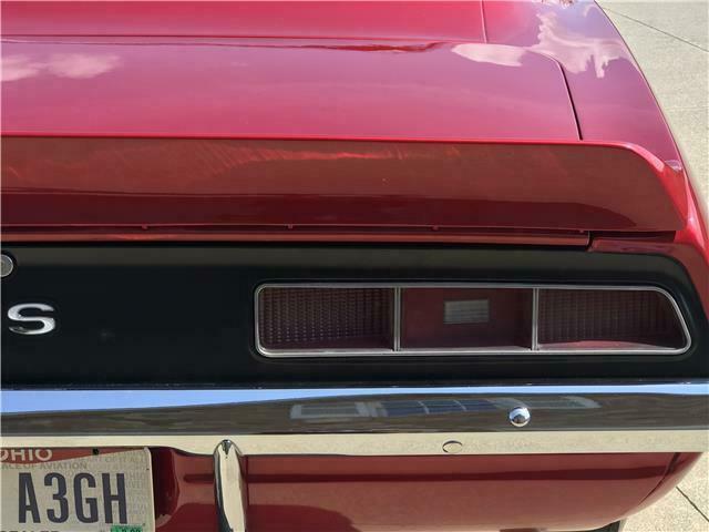 1969 Red Chevrolet Camaro 2 door