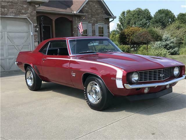 1969 Red Chevrolet Camaro 2 door