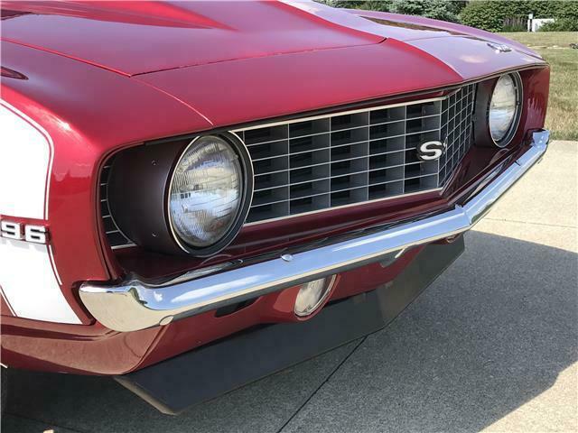 1969 Red Chevrolet Camaro 2 door