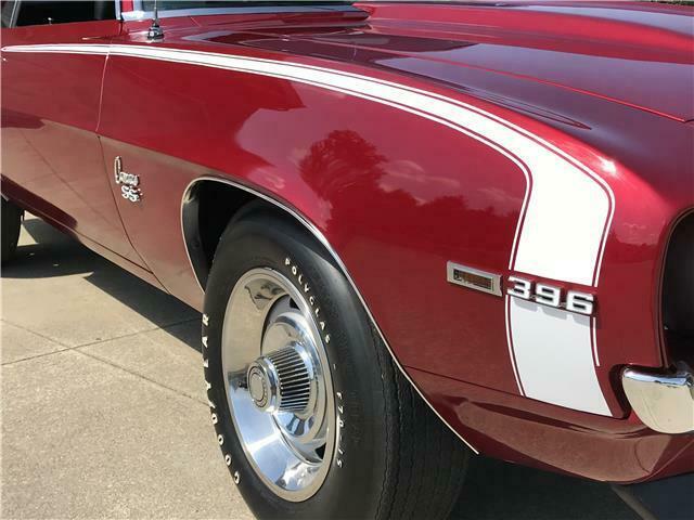1969 Red Chevrolet Camaro 2 door