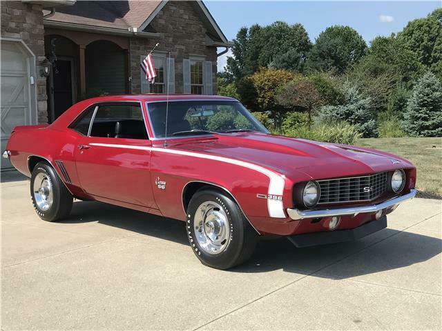 1969 Red Chevrolet Camaro 2 door