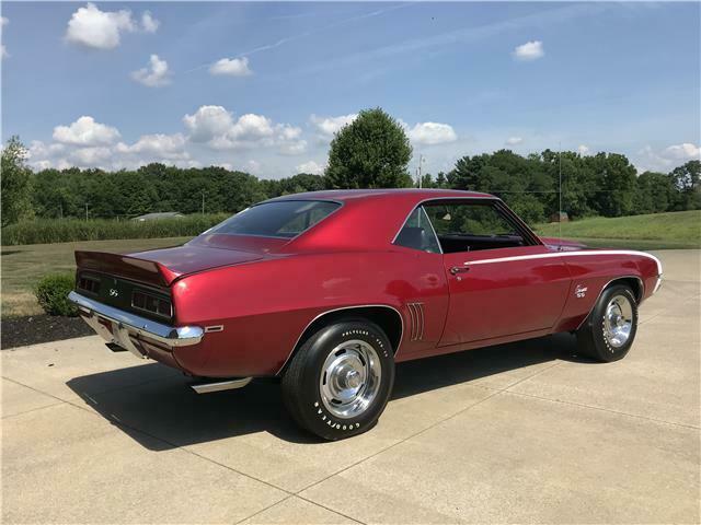 1969 Red Chevrolet Camaro 2 door