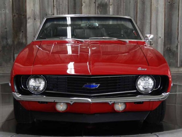 1969 Red Chevrolet Camaro CONVERTIBLE