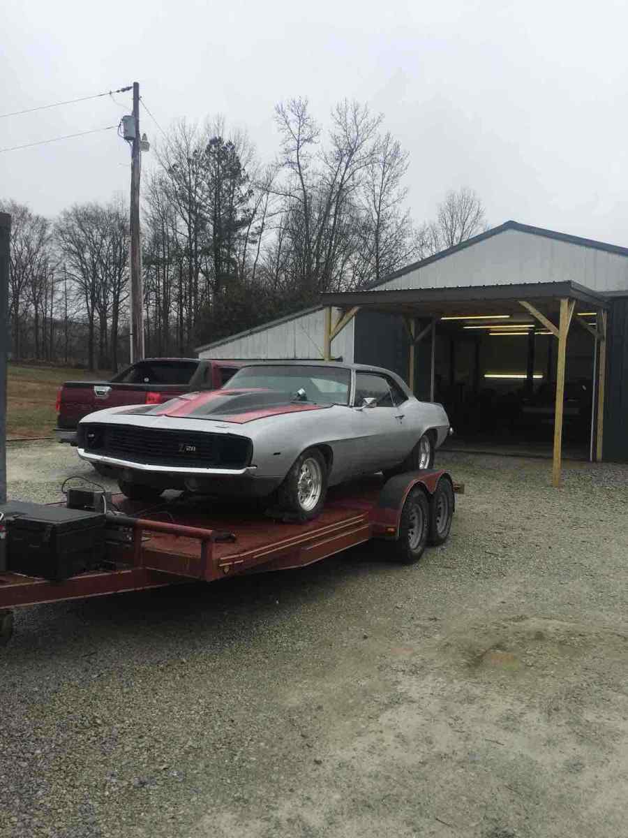 1969 Red Chevrolet Camaro