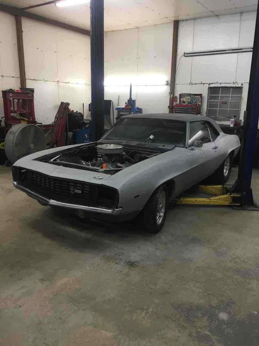 1969 Red Chevrolet Camaro