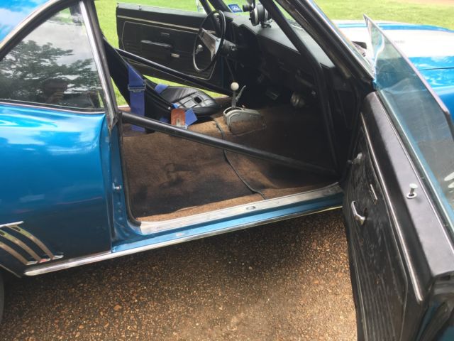 1969 Blue Chevrolet Camaro Coupe