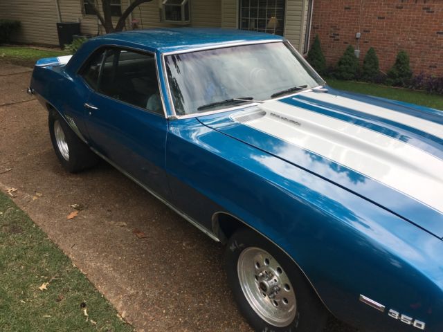 1969 Blue Chevrolet Camaro Coupe