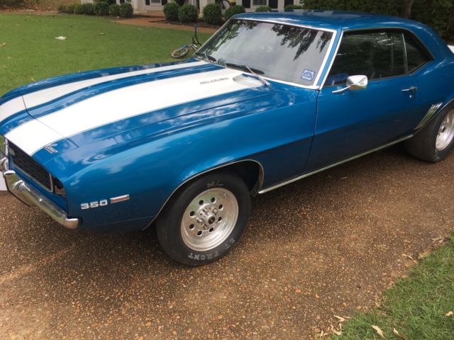 1969 Blue Chevrolet Camaro Coupe