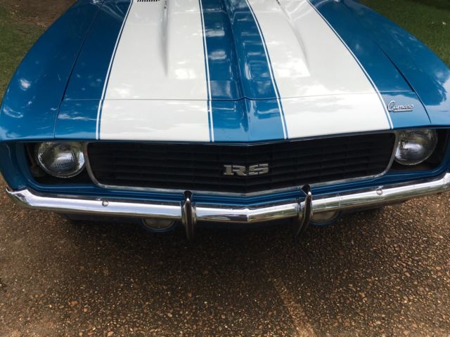 1969 Blue Chevrolet Camaro Coupe