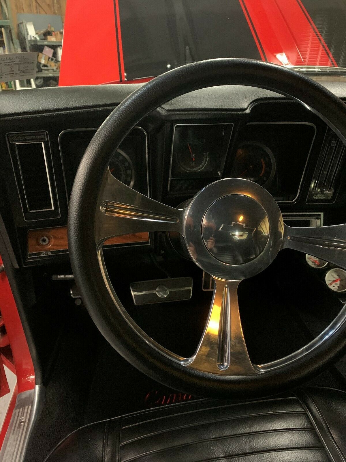 1969 Red Chevrolet Camaro Convertible