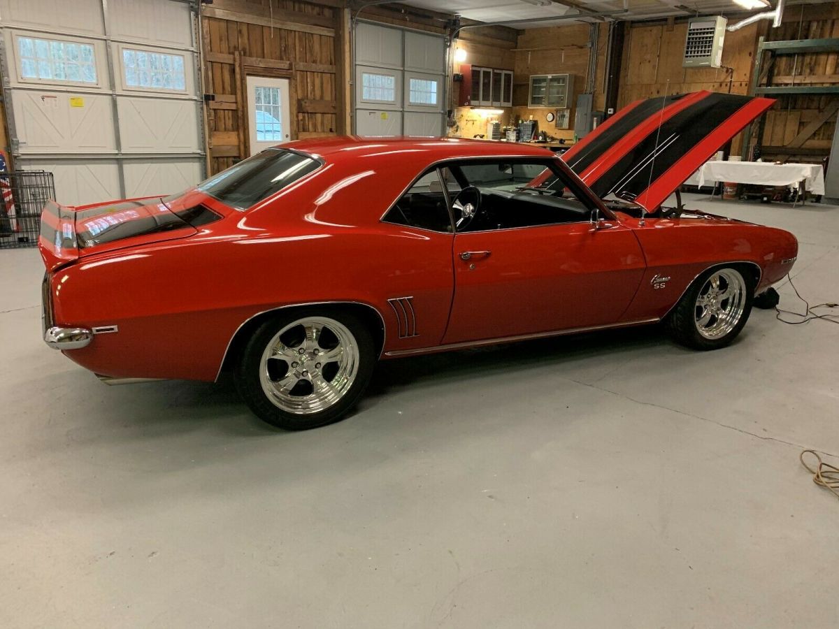 1969 Red Chevrolet Camaro Convertible