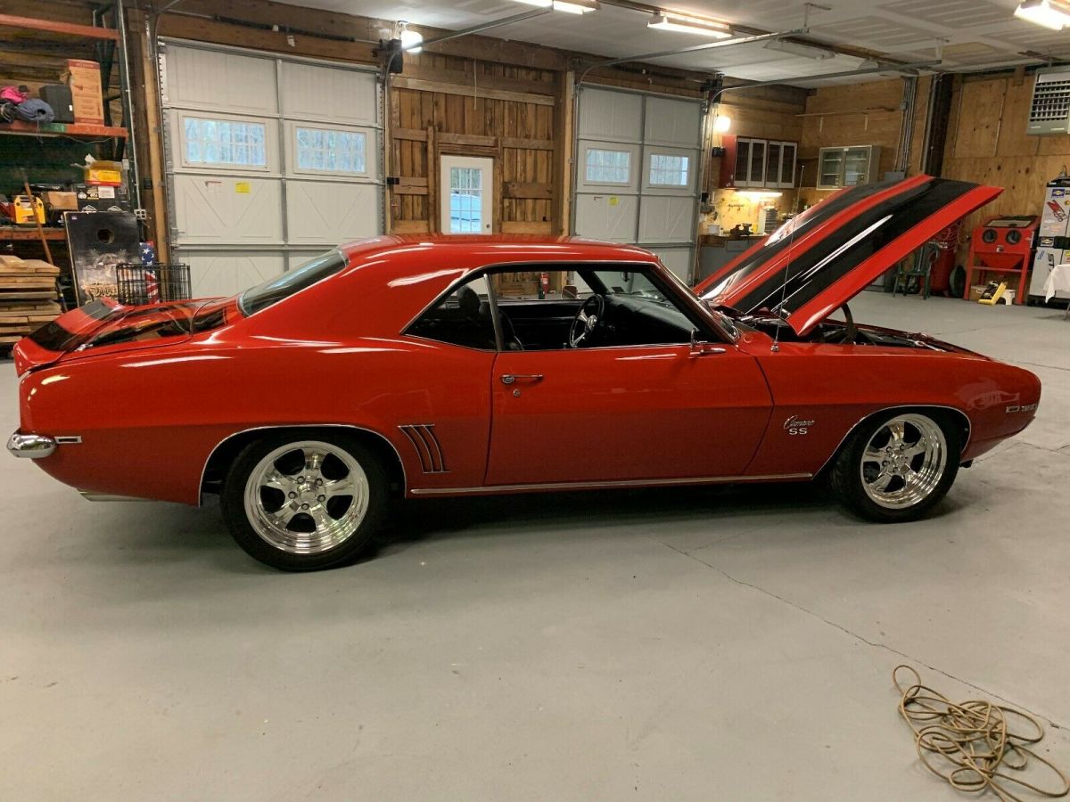 1969 Red Chevrolet Camaro Convertible