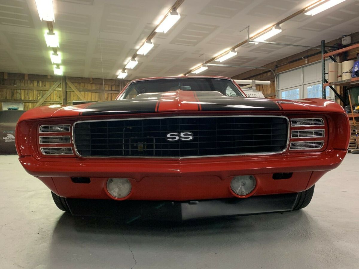 1969 Red Chevrolet Camaro Convertible