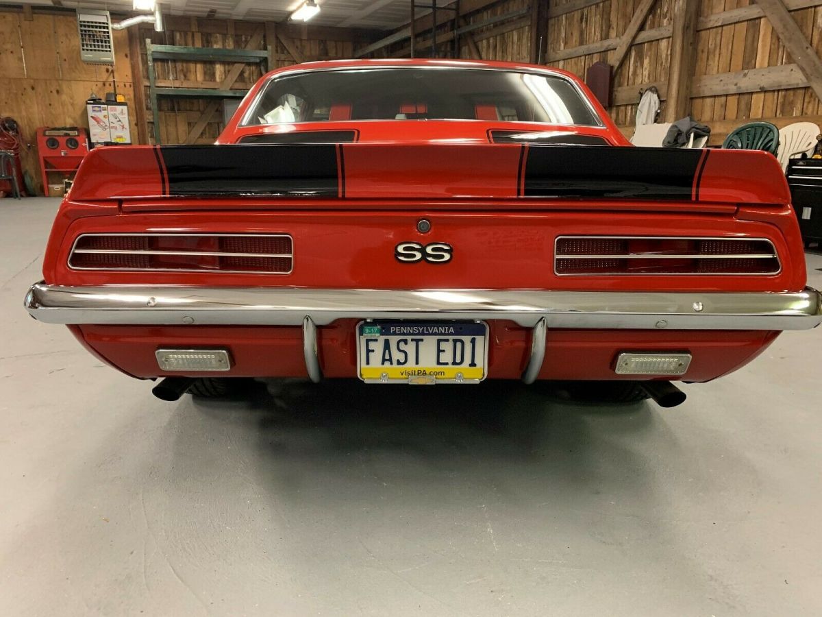 1969 Red Chevrolet Camaro Convertible