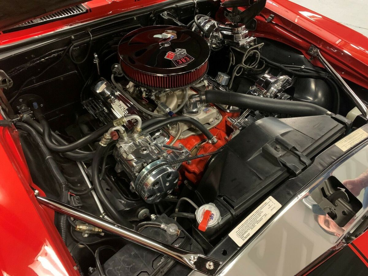 1969 Red Chevrolet Camaro Convertible