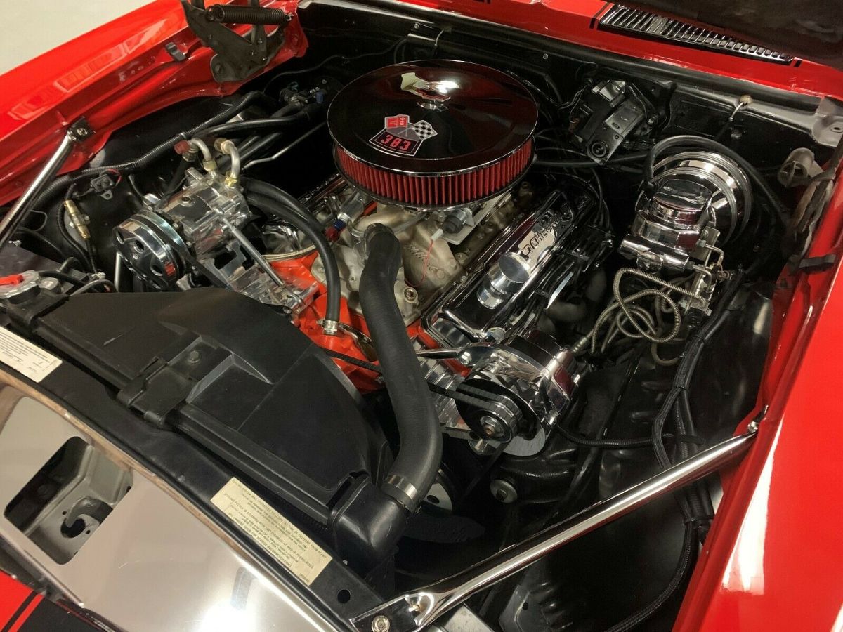 1969 Red Chevrolet Camaro Convertible