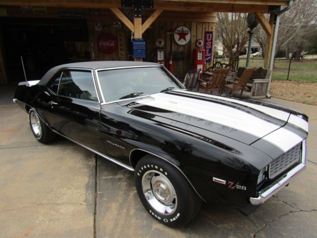 1969 Tuxedo Black Chevrolet Camaro Coupe