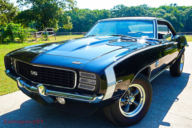1969 Black Chevrolet Camaro Coupe