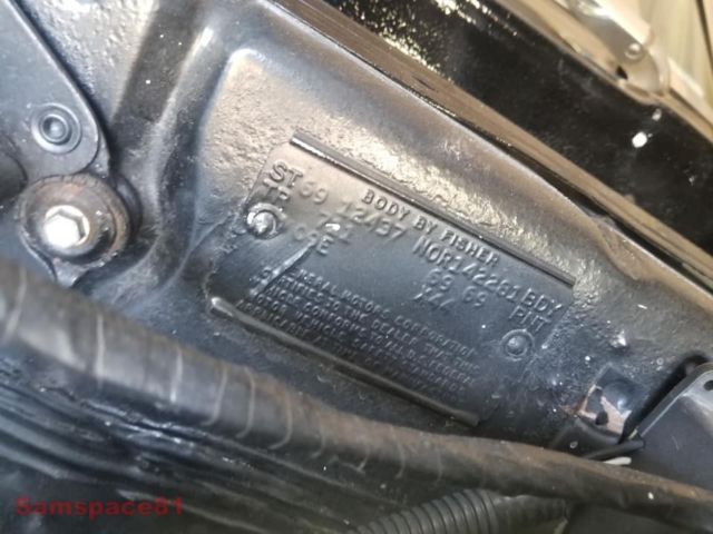 1969 Black Chevrolet Camaro Coupe