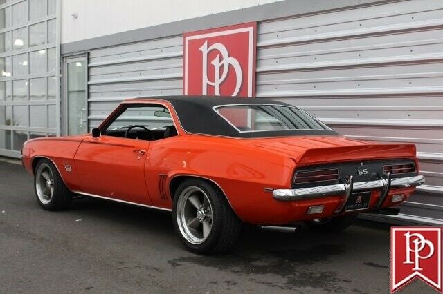 1969 Orange Chevrolet Camaro Coupe