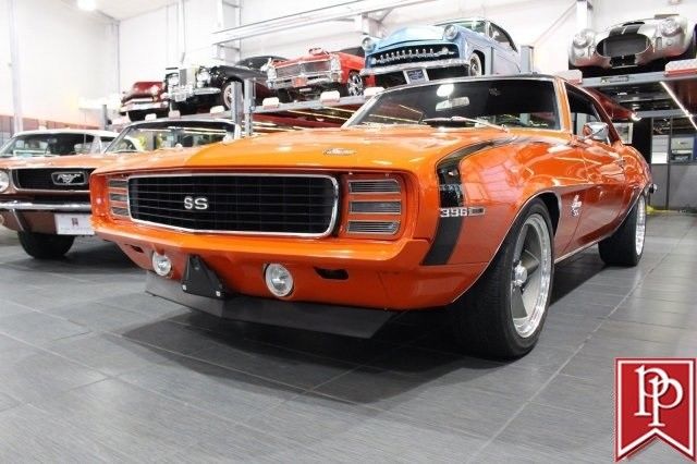 1969 Orange Chevrolet Camaro Coupe
