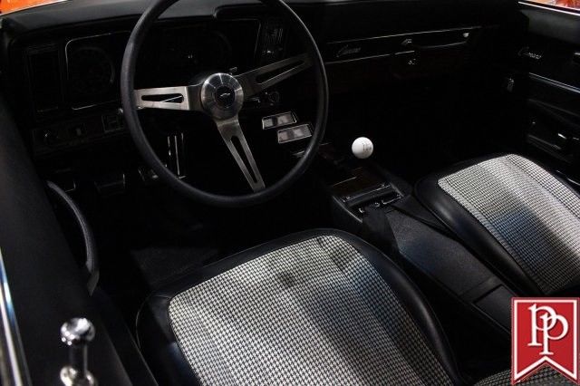 1969 Orange Chevrolet Camaro Coupe