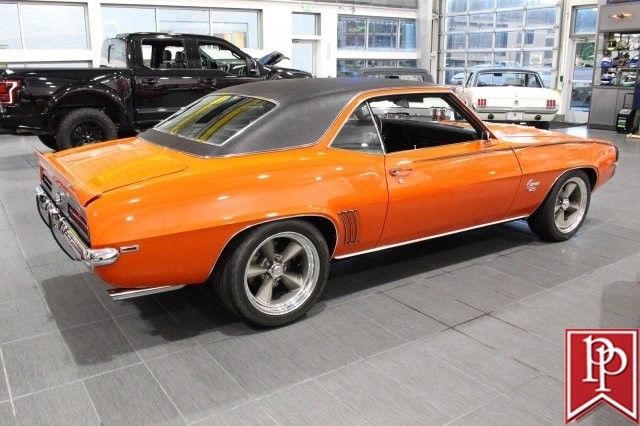 1969 Orange Chevrolet Camaro Coupe