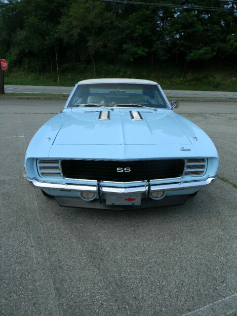 1969 Blue Chevrolet Camaro Coupe