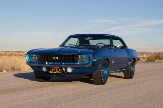 1969 Blue Chevrolet Camaro Coupe