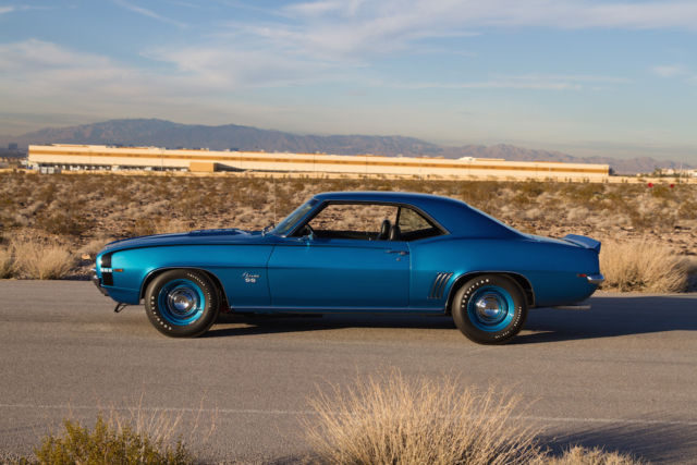 1969 Blue Chevrolet Camaro Coupe