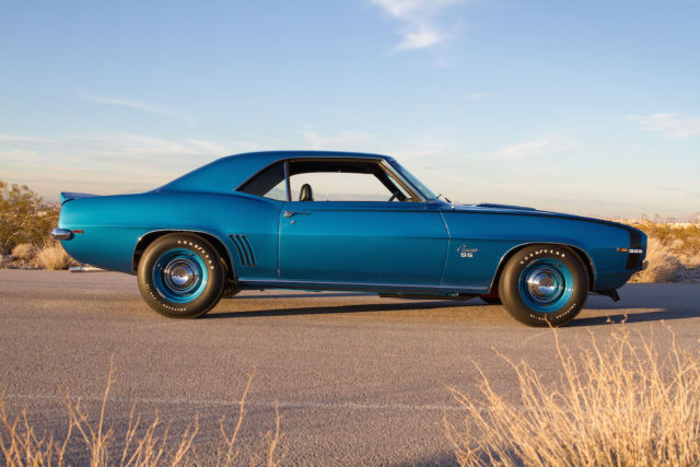 1969 Blue Chevrolet Camaro Coupe