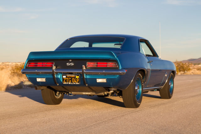 1969 Blue Chevrolet Camaro Coupe