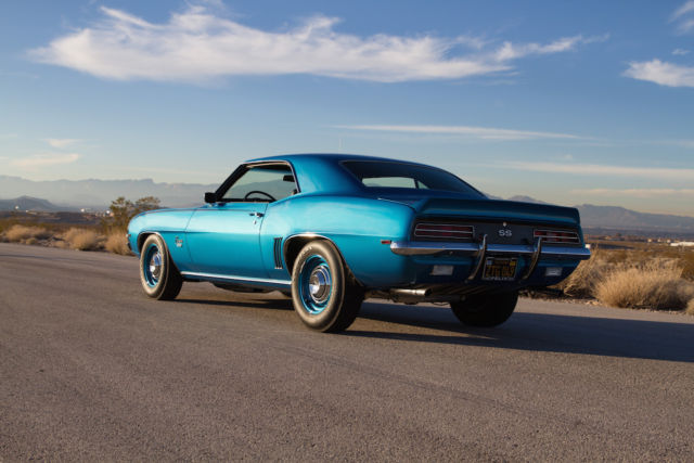 1969 Blue Chevrolet Camaro Coupe