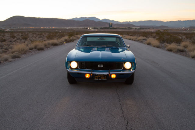 1969 Blue Chevrolet Camaro Coupe