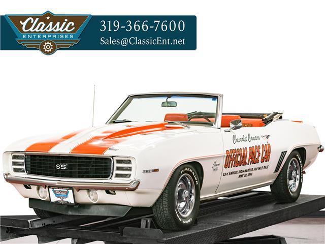 1969 White Chevrolet Camaro Convertible