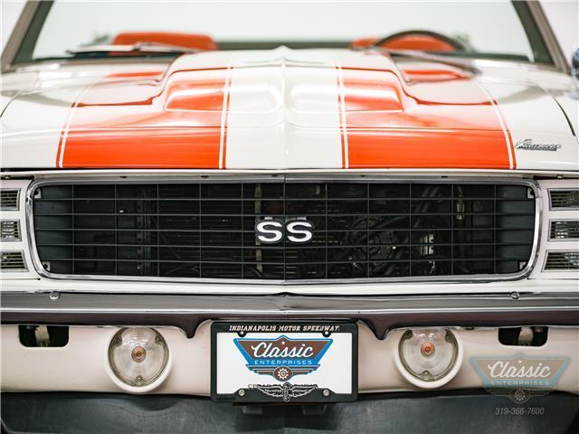 1969 White Chevrolet Camaro Convertible