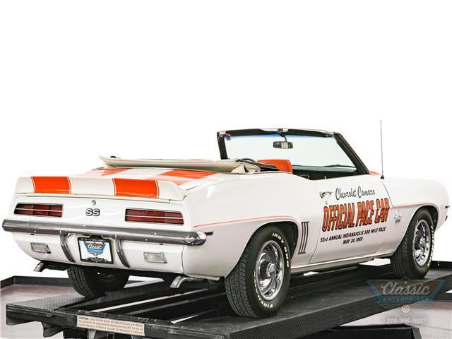 1969 White Chevrolet Camaro Convertible