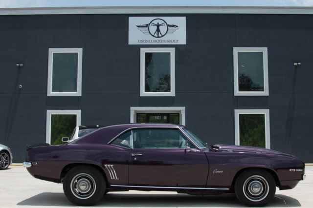 1969 Purple Chevrolet Camaro Coupe
