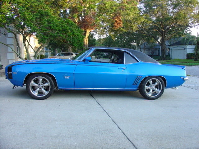 1969 Blue Chevrolet Camaro Coupe