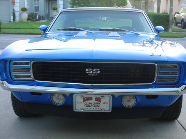 1969 Blue Chevrolet Camaro Coupe