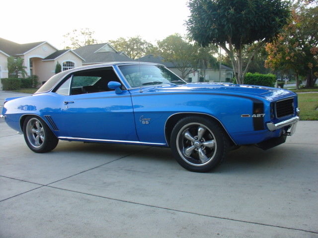 1969 Blue Chevrolet Camaro Coupe