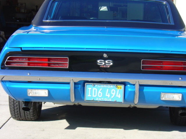 1969 Blue Chevrolet Camaro Coupe
