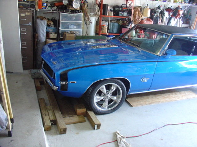 1969 Blue Chevrolet Camaro Coupe