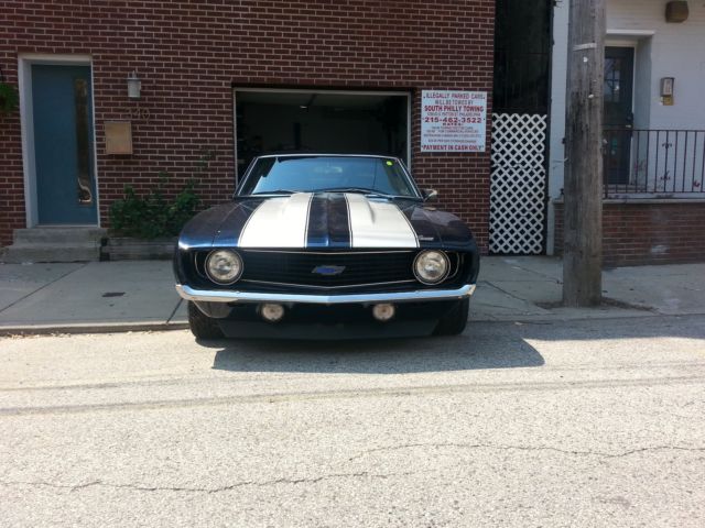 1969 Dark Ming Blue Metallic/Galaxy Silver Chevrolet Camaro Coupe