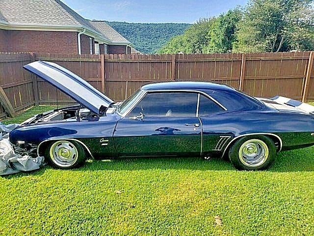 1969 Blue Chevrolet Camaro Coupe