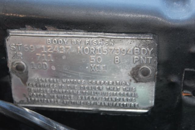 1969 Black Chevrolet Camaro